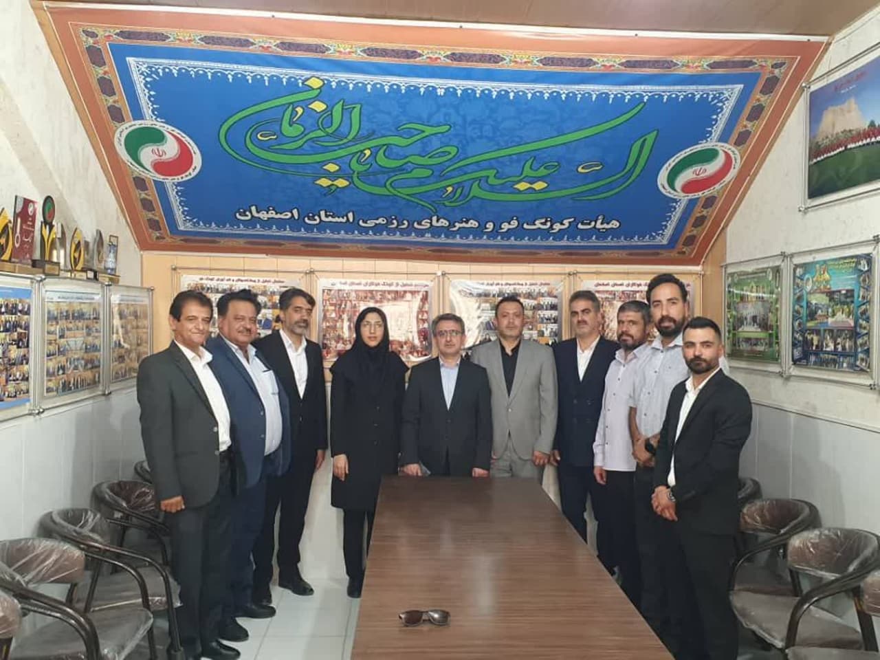 بازدید ریاست فدراسیون از دفتر هیئت کونگ فو و هنرهای رزمی استان اصفهان